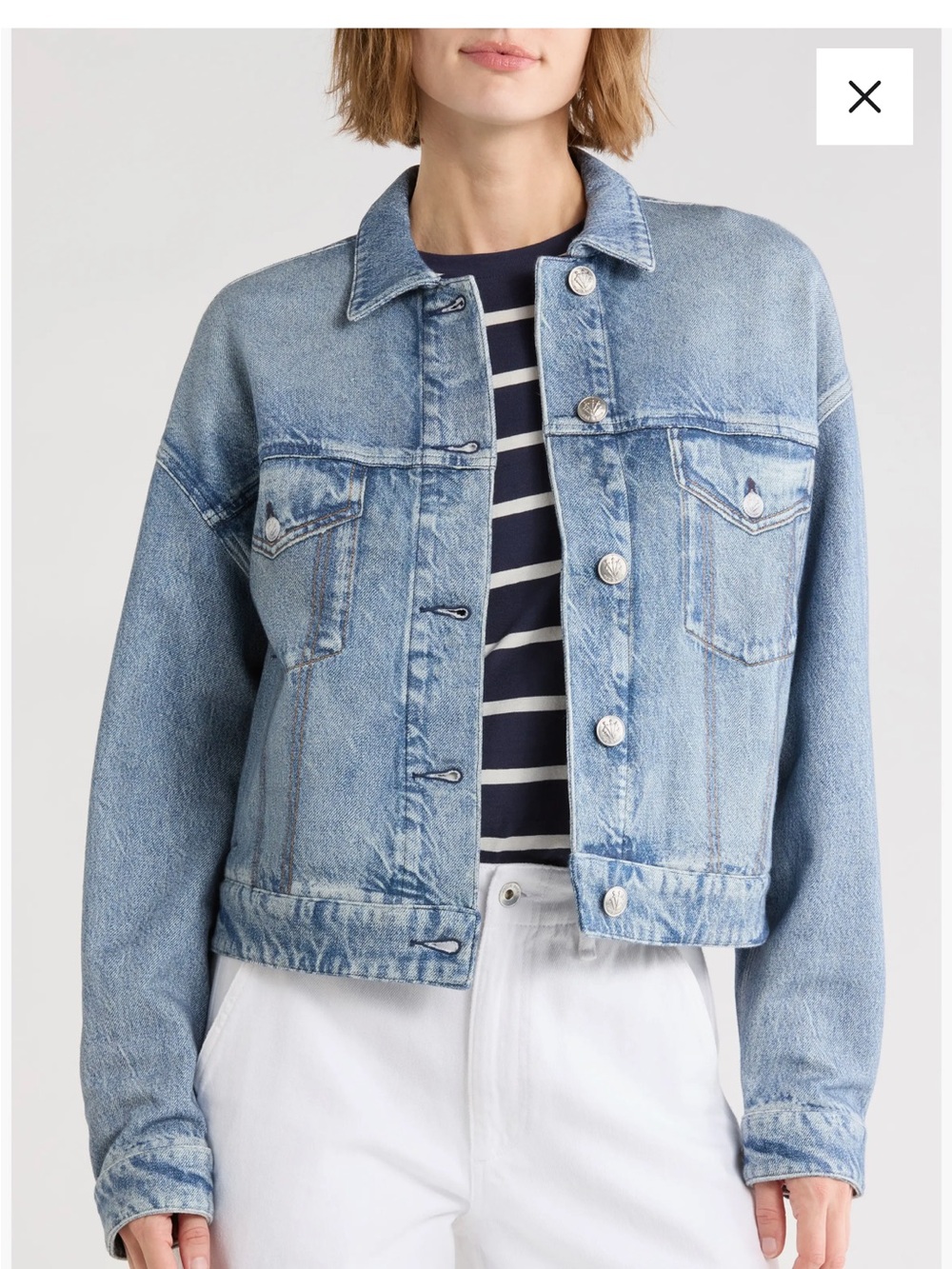 rag & bone Miramar Faux Denim Jacket